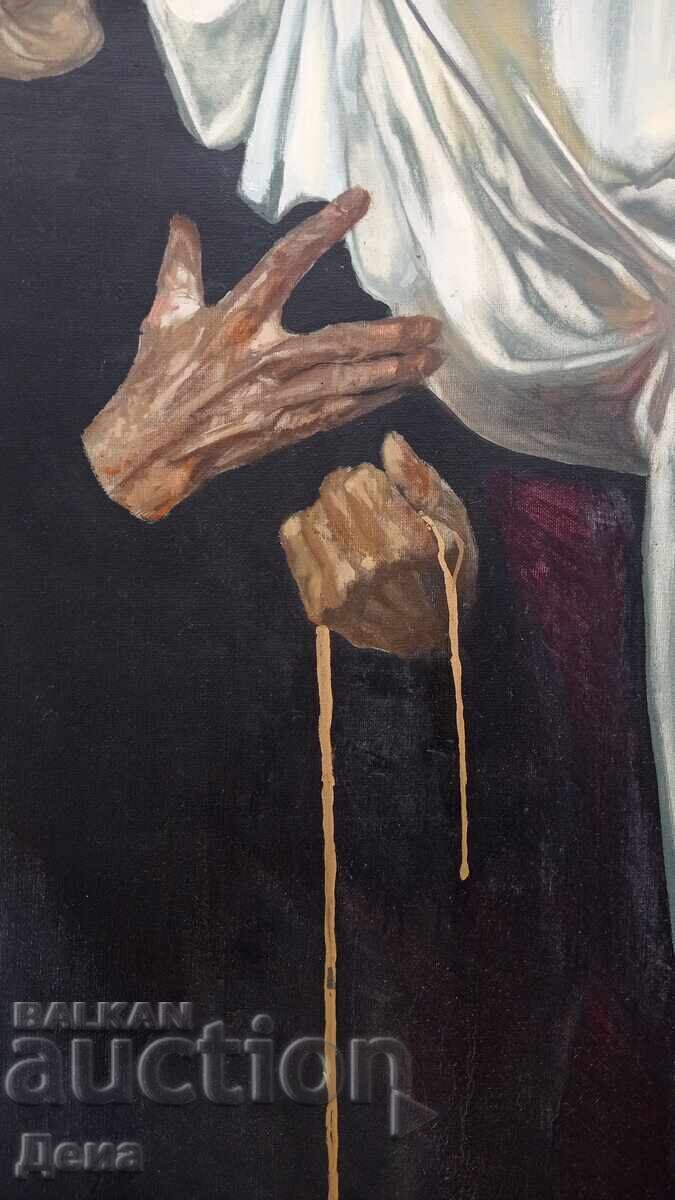 Delivery of Marieta Elenkova large painting