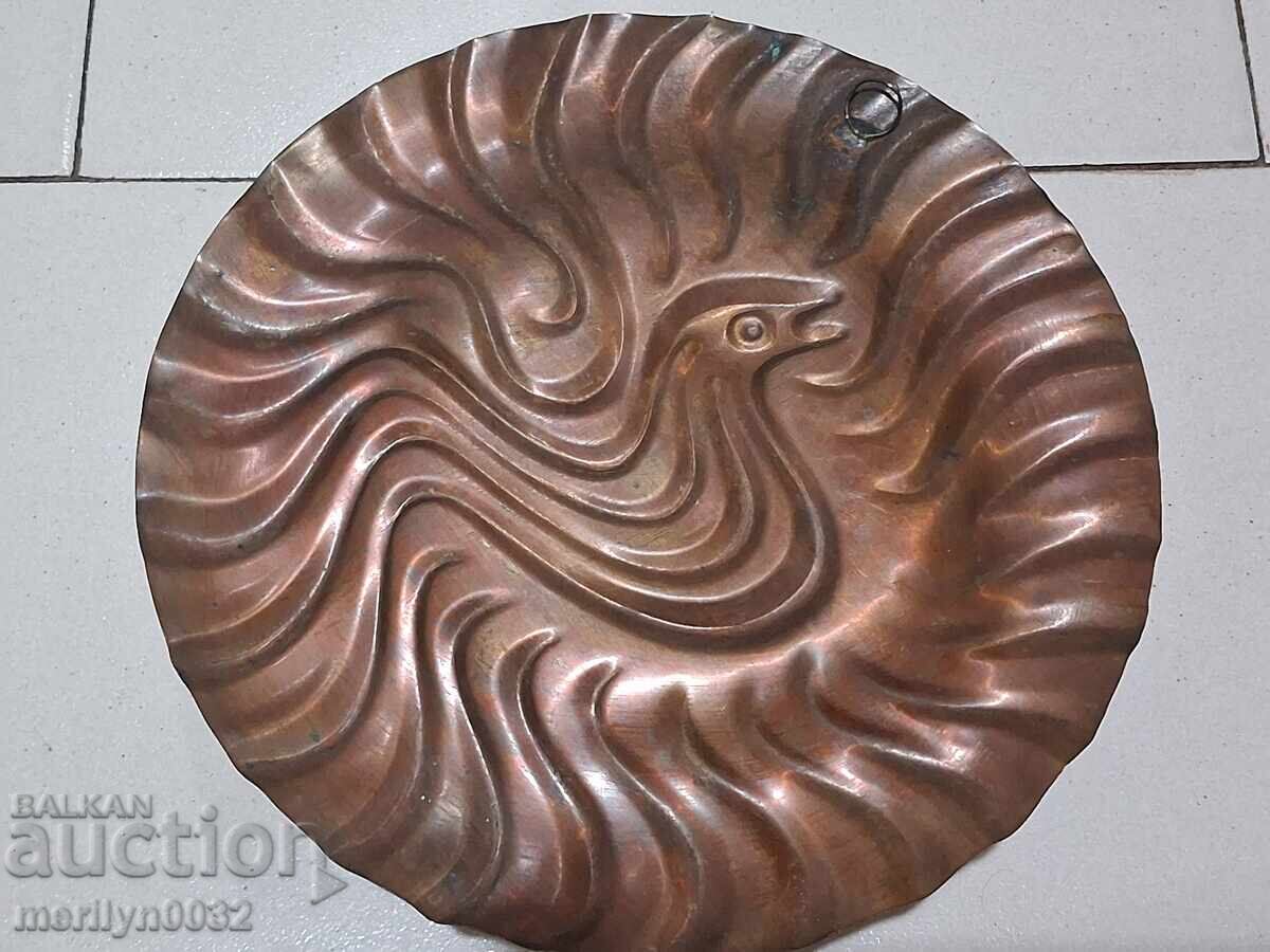 Δημοπρασία Χάλκινο ανάγλυφο πάνελ φιγούρα χαλκού