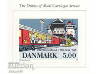 1997. Denmark. Mail by train.
