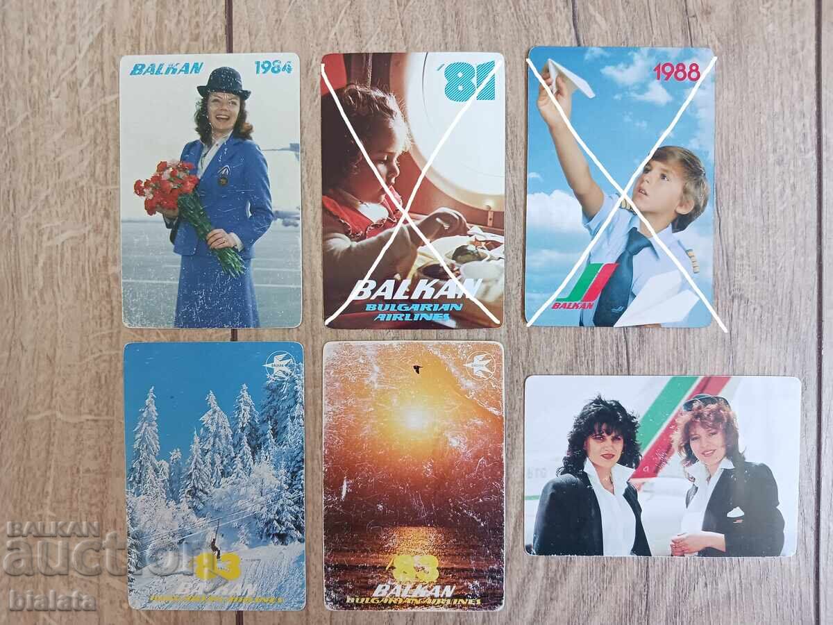 Ημερολόγιο BGA Balkan - Balkan: 4 τμχ. για συνολική τιμή 3 lv