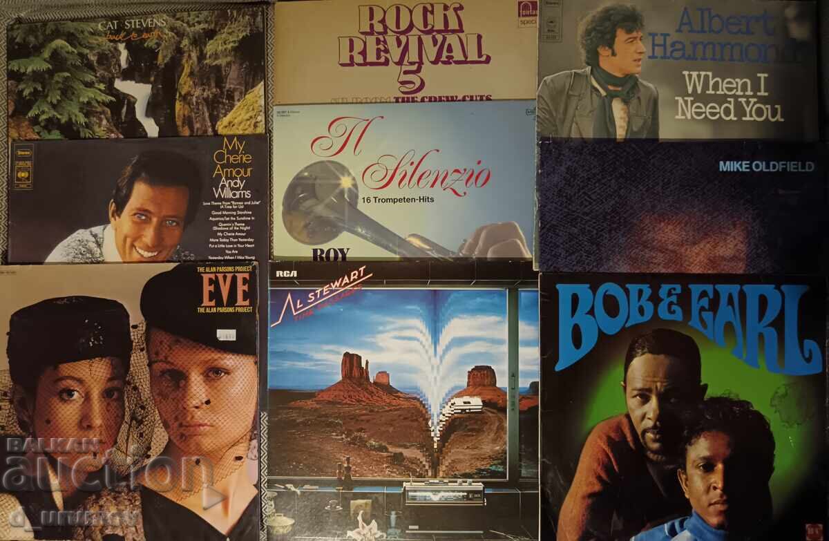 Lot de discuri - Alan Parsons Project, Cat Stevens și alții - 10 buc Lot de discuri - Alan Parsons Project, Cat Stevens și alții - 10 buc