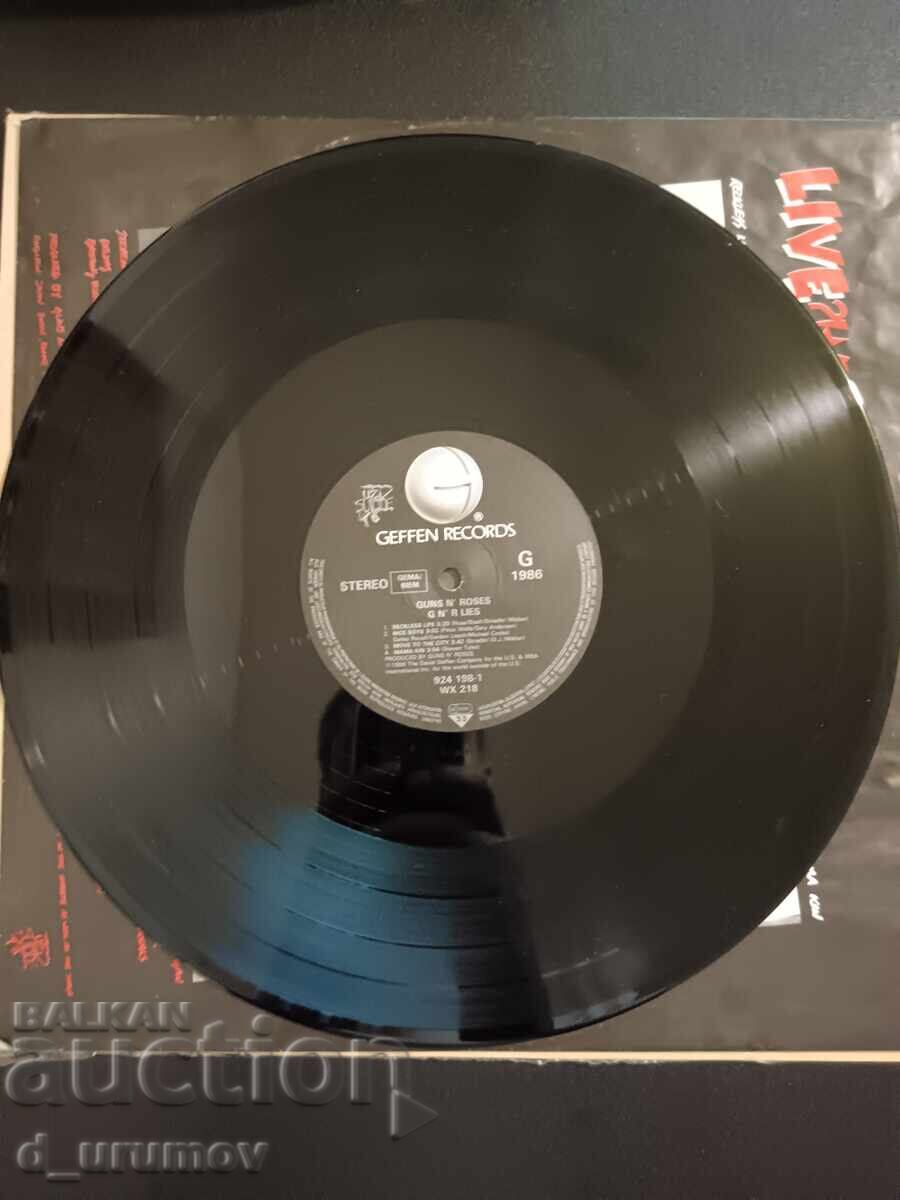Guns N' Roses – G N' R Lies Record/Ltd Edition, Bandana/ - RARE - 7