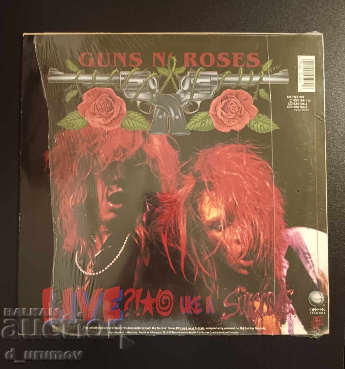 Guns N' Roses – G N' R Lies Record/Ltd Edition, Bandana/ - RARE