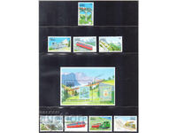 1991. Δομινίκα. Οδοντωτοί σιδηρόδρομοι + Μπλοκ