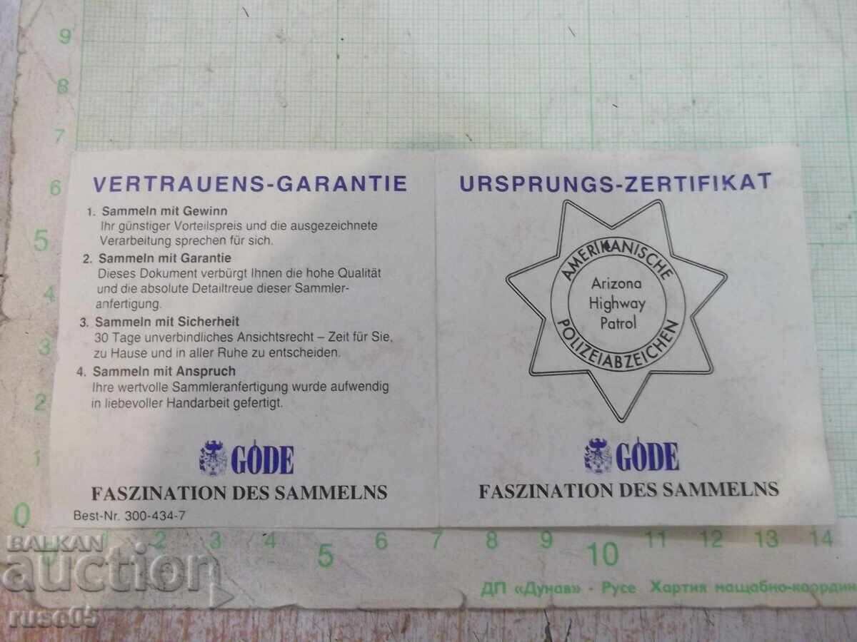 Arizona Highway Patrol Badge - Gold Patrol Officer - 6 Arizona Highway Patrol Badge - Gold Patrol Officer - 6