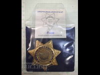 Arizona Highway Patrol Badge - Gold Patrol Officer
