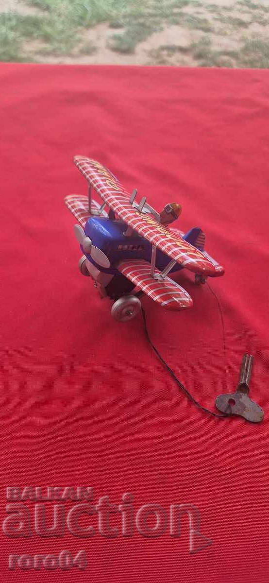 ΠΑΛΙΟ ΜΕΤΑΛΛΙΚΟ ΜΗΧΑΝΙΚΟ ΠΑΙΧΝΙΔΙ - ΑΕΡΟΣΚΑΦΟΣ ΠΑΛΙΟ ΜΕΤΑΛΛΙΚΟ ΜΗΧΑΝΙΚΟ ΠΑΙΧΝΙΔΙ - ΑΕΡΟΣΚΑΦΟΣ