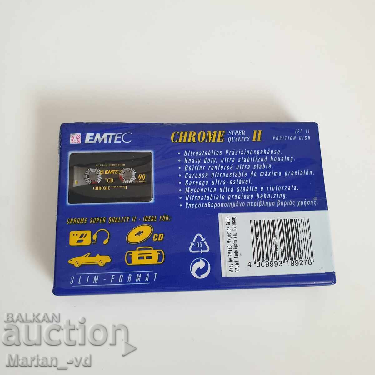Παράδοση Κασέτα ήχου Emtec Chrome Super 90, καινούργια και σφραγισμένη