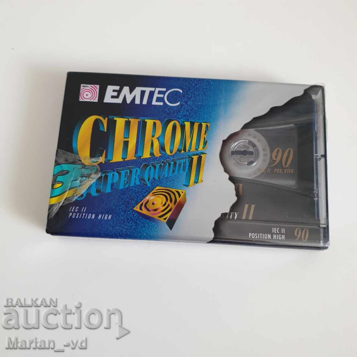 Κασέτα ήχου Emtec Chrome Super 90, καινούργια και σφραγισμένη - 5