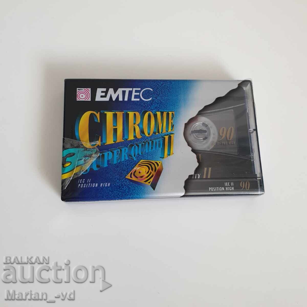 Κασέτα ήχου Emtec Chrome Super 90, καινούργια και σφραγισμένη