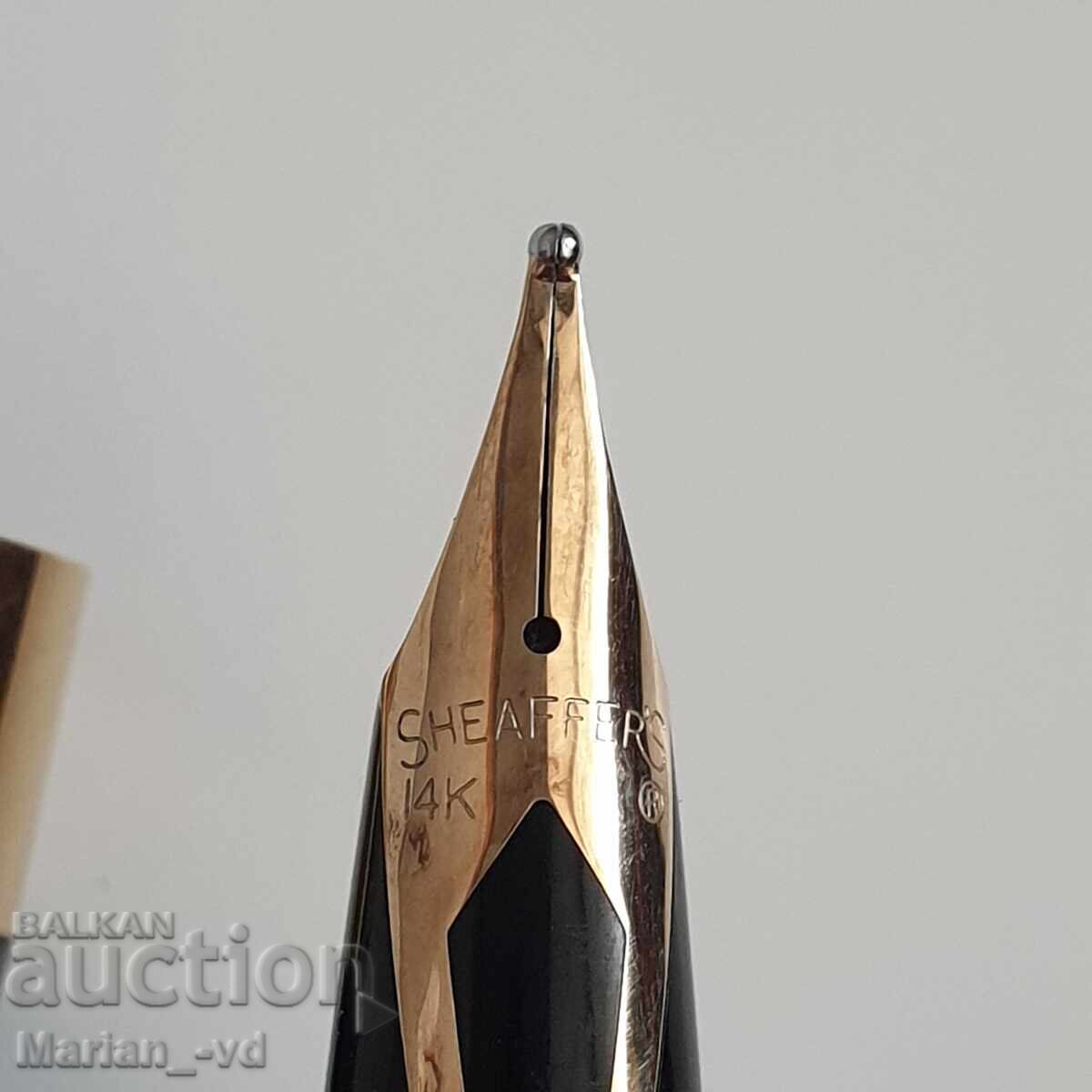 Auction  Sheaffer Fountain Pen with 14-karat Gold Nib