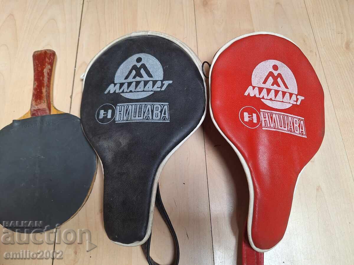 Auction  Retro tennis rackets Mladost soc