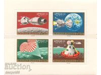 1970. Ουγγαρία. Προσγείωση στη Σελήνη του Απόλλων 13. Μπλοκ