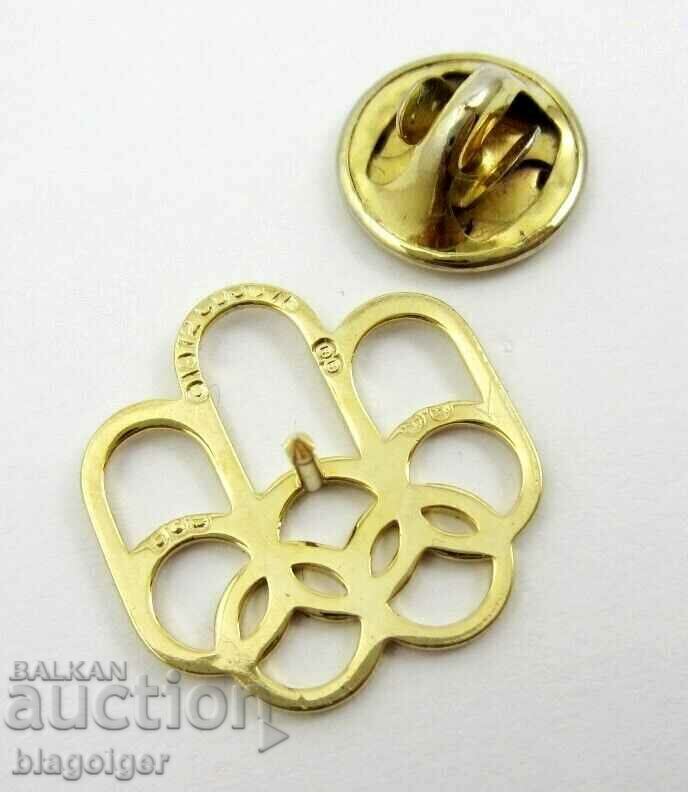 Παράδοση Επίχρυσο Ολυμπιακό Σήμα-Μόντρεαλ 1976-Επίσημο λογότυπο