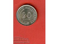 SINGAPUR SINGAPORE 0.20 20 Cenți emisiune issue 1980 NOUĂ UNC