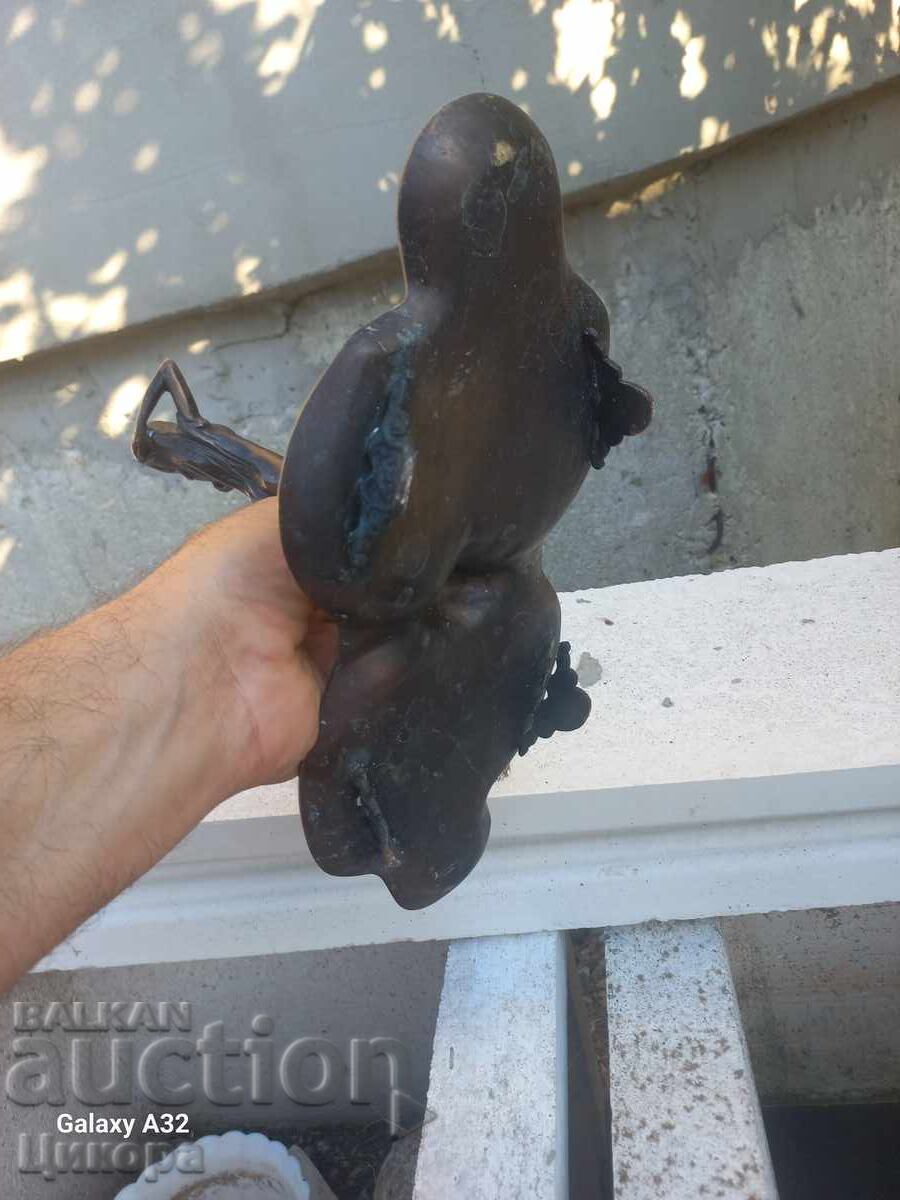 Veche statuetă din bronz, figură - 7
