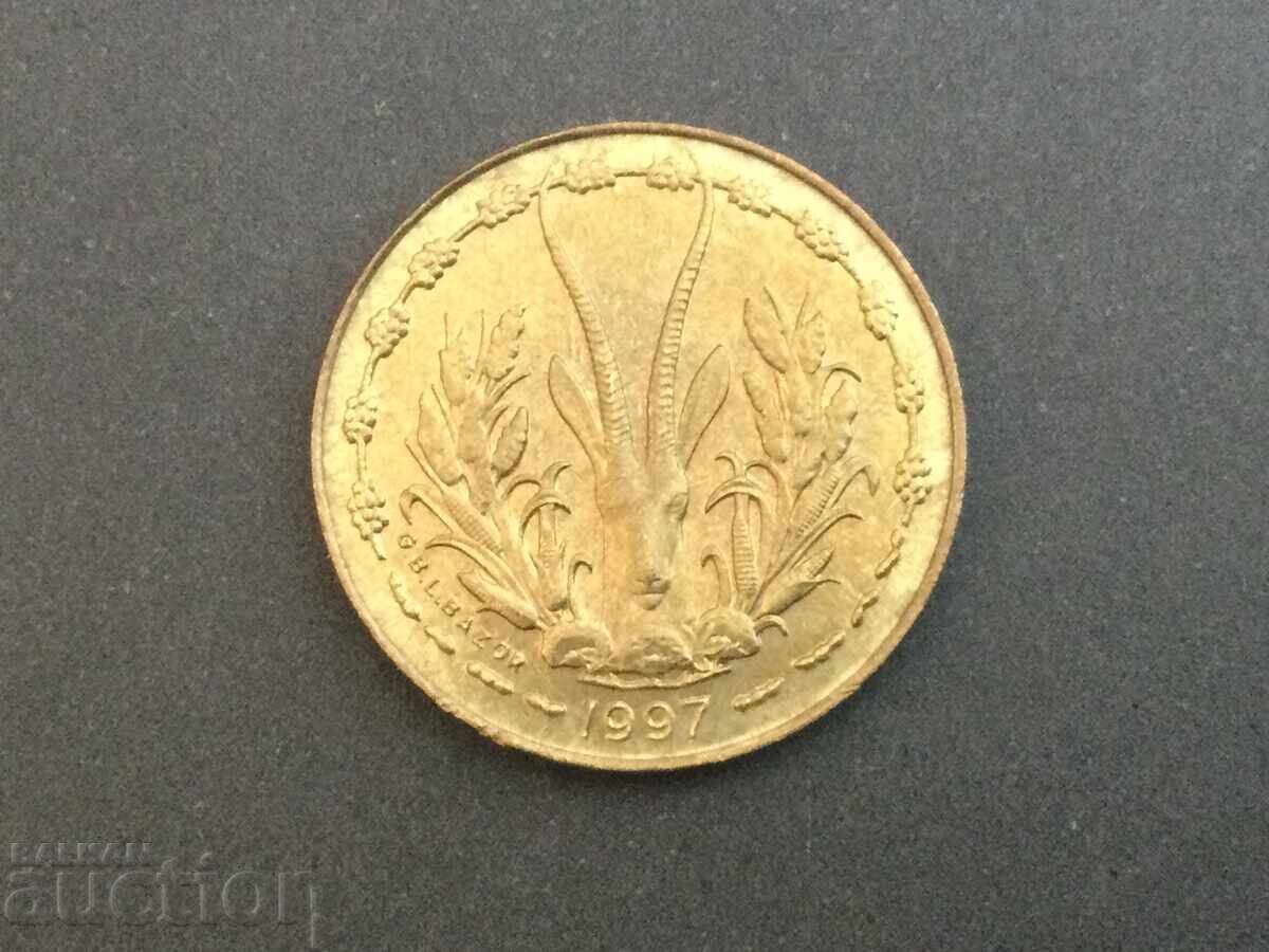 West Africa 5 Francs 1997 UNC