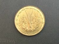 West Africa 5 Francs 1997 UNC