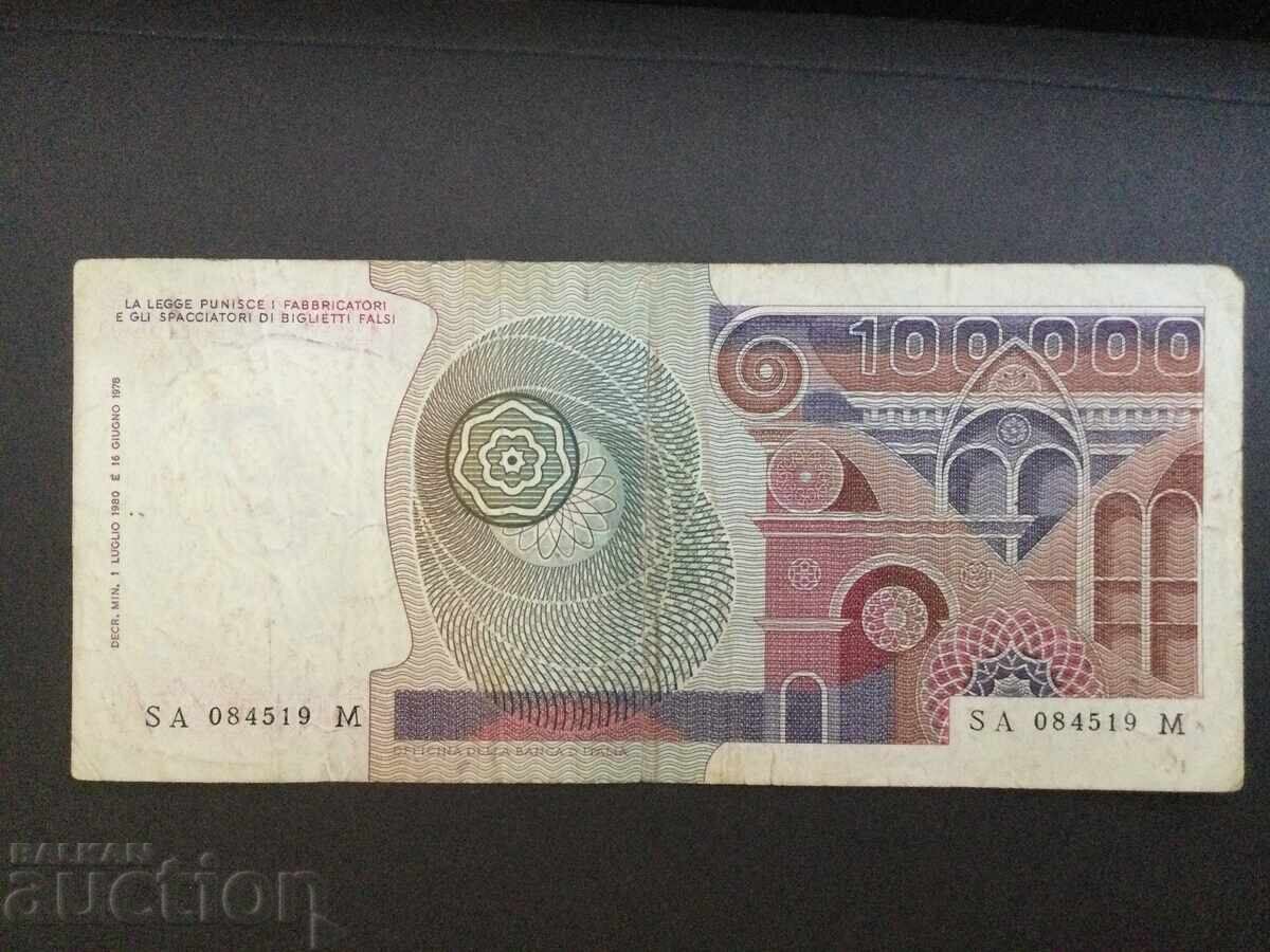 Italy 100,000 Lire 1978 with price 90.00 BGN | € 46.02
