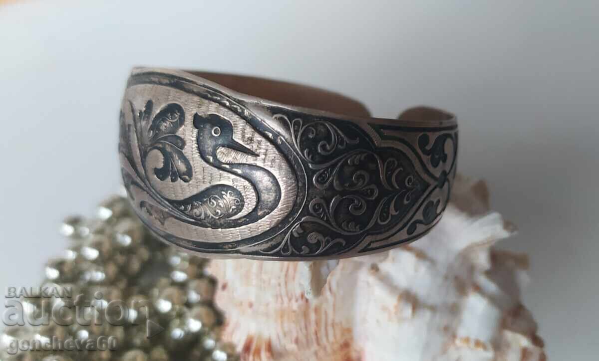 Auction Antique bracelet with Niello Auction Antique bracelet with Niello