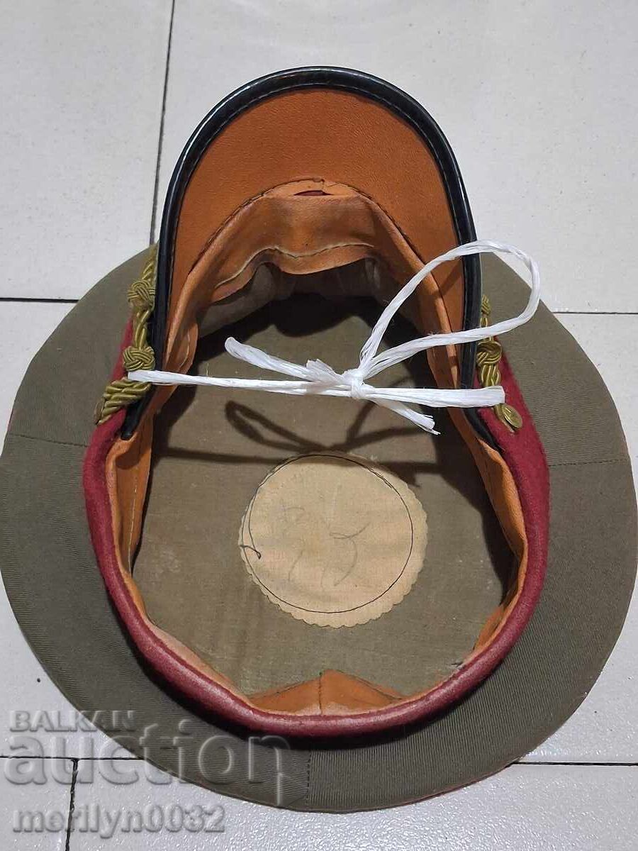 Στρατιωτικό καπέλο (φουράζκα) 40-50's, Λαϊκή Δημοκρατία της Βουλγαρίας, σμάλτινη κοκάρδα - 5