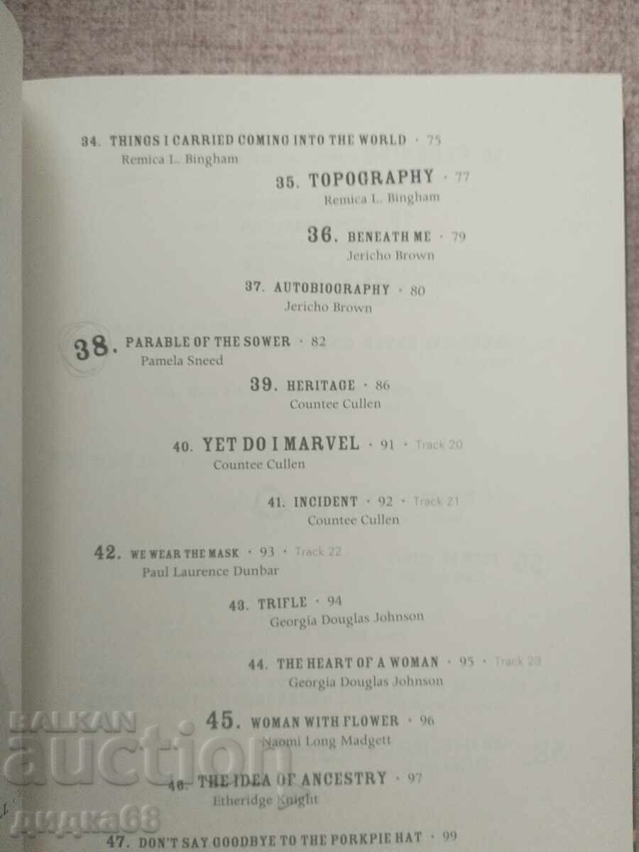 Delivery of The 100 Best African American Poems + CD / Nikki Giovanni