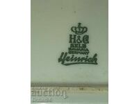 Porțelan vechi, marcat, platou 38/26cm