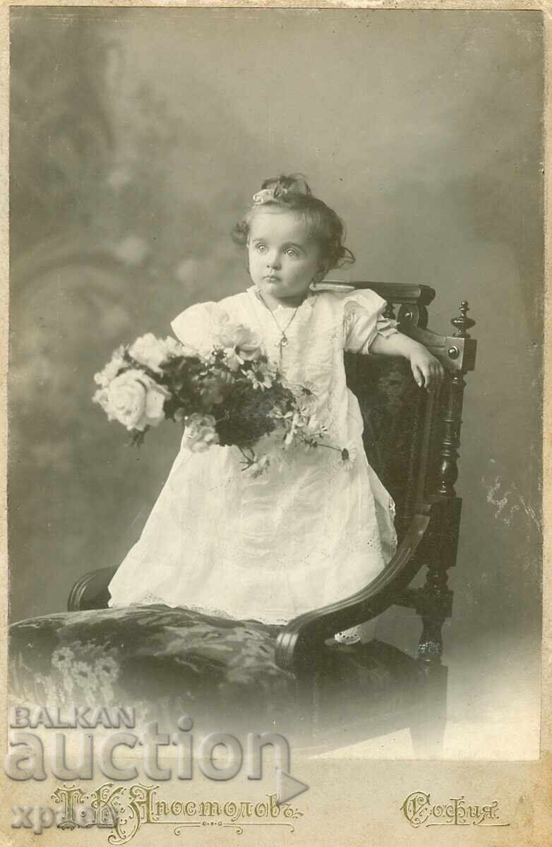 СТАРА ФОТОГРАФИЯ - КАРТОН - Г.АПОСТОЛОВ - СОФИЯ - 0335 СТАРА ФОТОГРАФИЯ - КАРТОН - Г.АПОСТОЛОВ - СОФИЯ - 0335