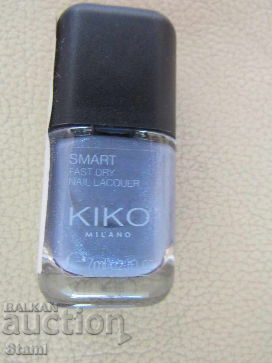 Quick-drying milky blue KIKO nail polish, unopened with price 6.00 BGN | € 3.07