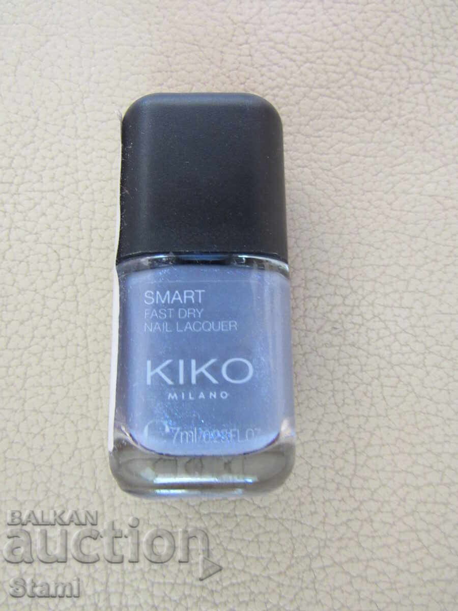 Auction  Quick-drying milky blue KIKO nail polish, unopened