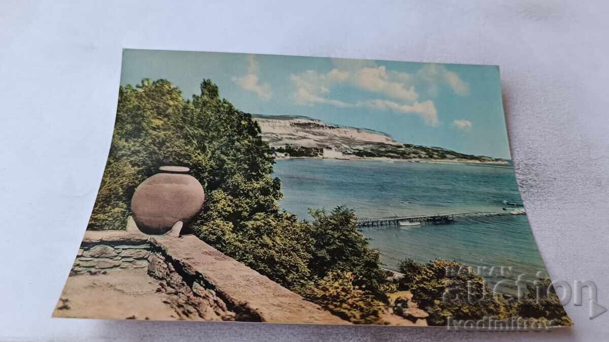 Postcard Balchik View 1960