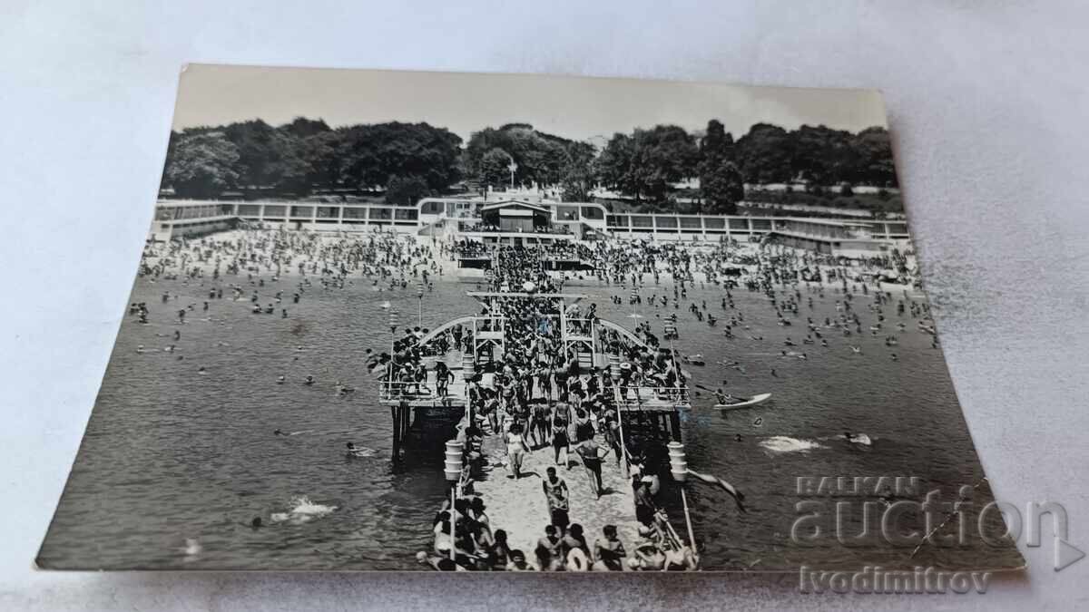 Καρτ ποστάλ Varna View from the Sea Baths 1960