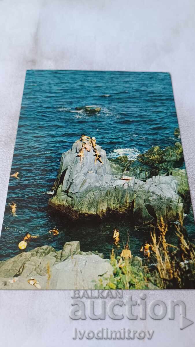 Postcard Cliffs near Sozopol 1983
