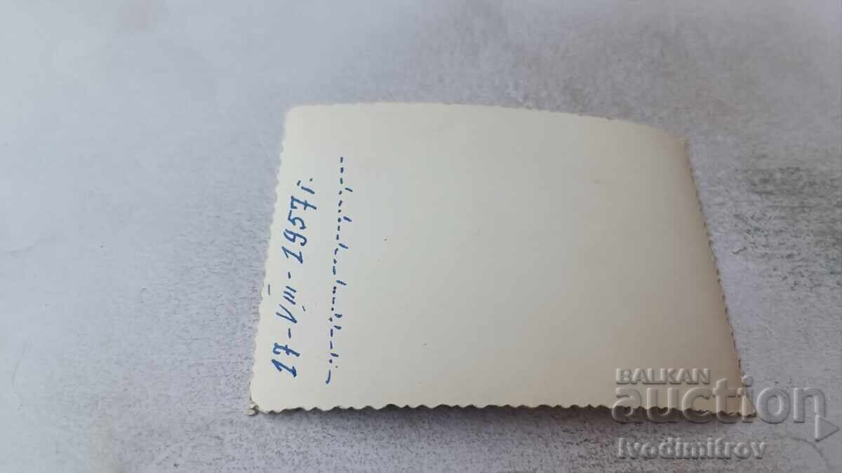 Photo of a Man with a Retro Bicycle on the Street 1957 with price 1.65 BGN | € 0.84