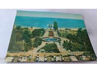 Пощенска картичка Златни пясъци Изглед 1961