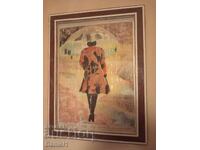 Ploaie - 51x67cm. Abstacție