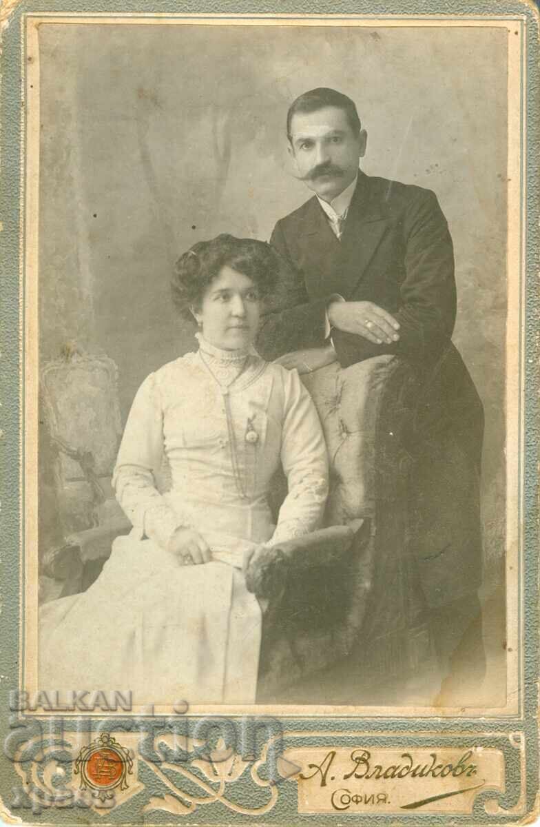 FOTOGRAFIE VECHE - CARTON - A.VLADIKOV - SOFIA - 0882