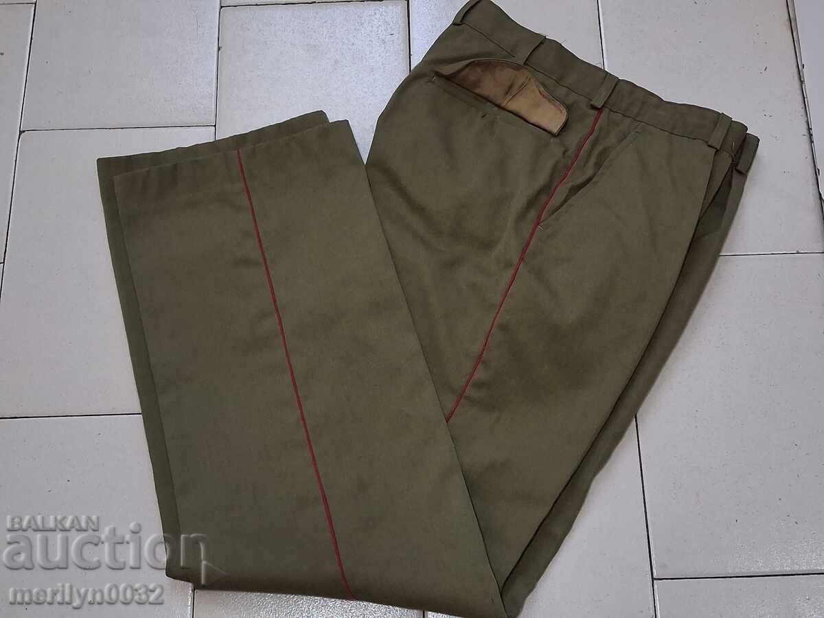 Παντελόνι αξιωματικού από θερινή στολή καθημερινής χρήσης, δεκαετία 1970, ΒΝΑ με τιμή 48.00 BGN | € 24.54