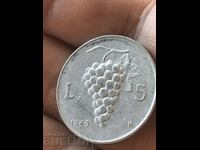 Ιταλία 5 λίρες 1949 σταφύλι αλουμίνιο