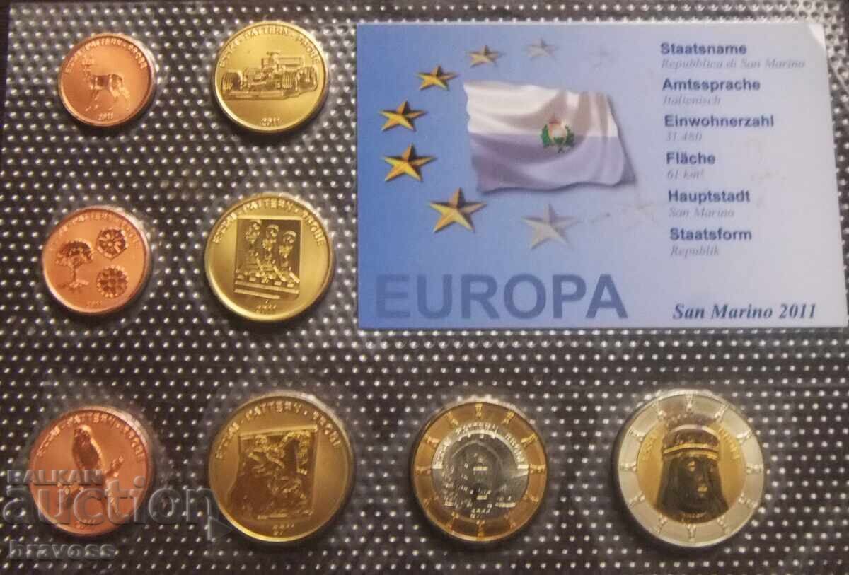 San Marino - Euro Set - 2011 - Proof