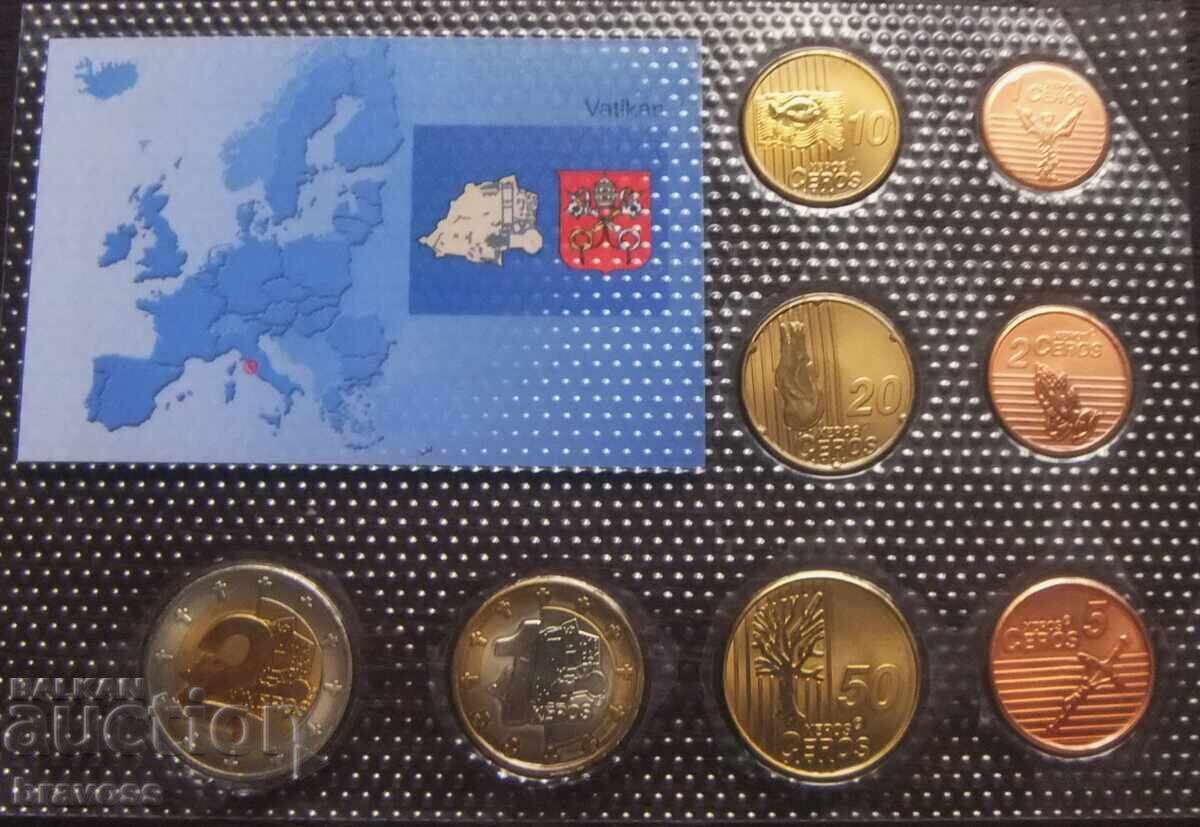 Vatican - set euro - 2006 - probă cu preț 32.00 BGN | € 16.36