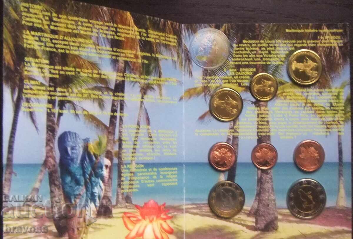 Аукцион Мартиника - евро сет - 2005 - проби Аукцион Мартиника - евро сет - 2005 - проби