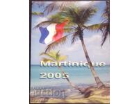 Μαρτινίκα - σετ ευρώ - 2005 - τρυπημένο
