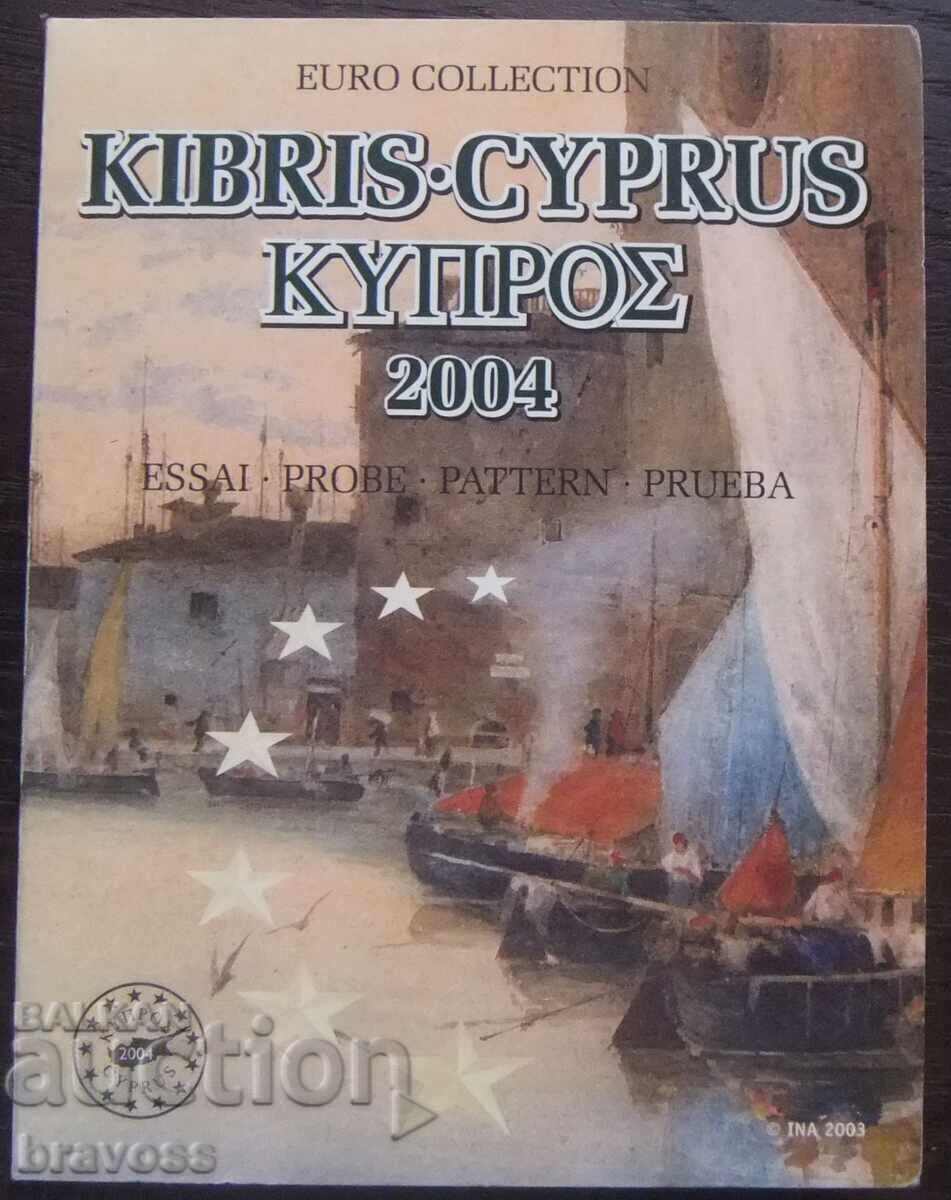 Κύπρος - σετ ευρώ - 2004 - δοκίμια