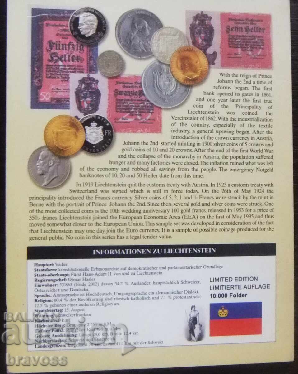 Delivery of Liechtenstein - Euro Set - 2004 - Proof Delivery of Liechtenstein - Euro Set - 2004 - Proof