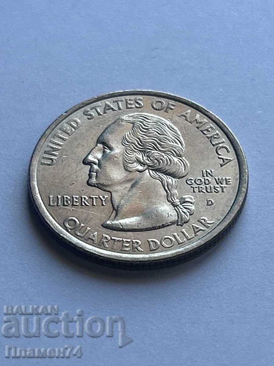 1/4 δολάριο 2001 ΗΠΑ Βερμόντ D