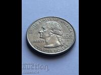 1/4 dolar 2002 SUA Indiana P