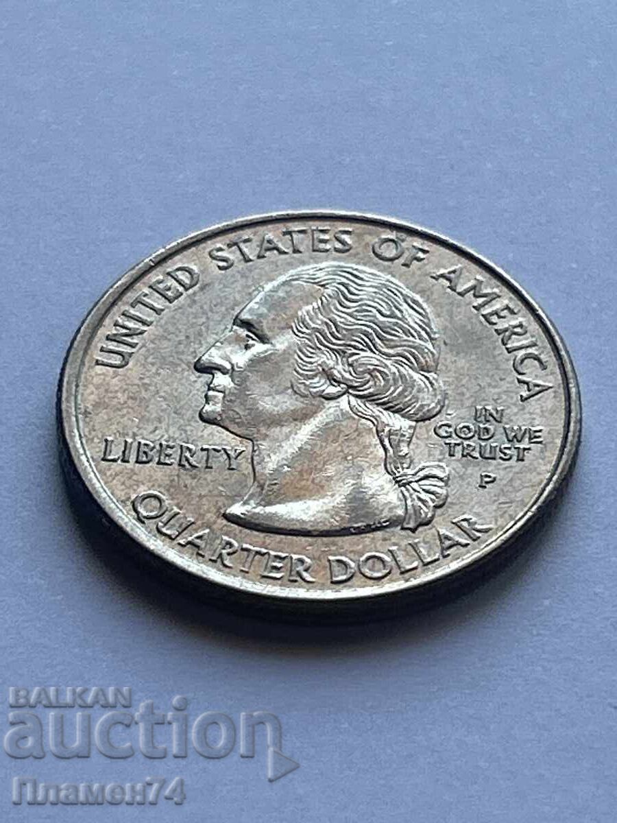 1/4 δολάριο 2000 ΗΠΑ Νιου Χάμσαϊρ P