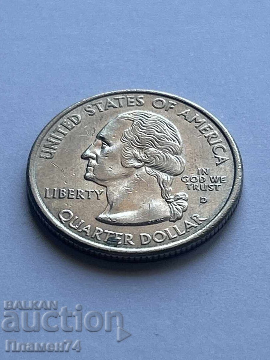 1/4 δολάριο 2000 ΗΠΑ Νιου Χάμσαϊρ D