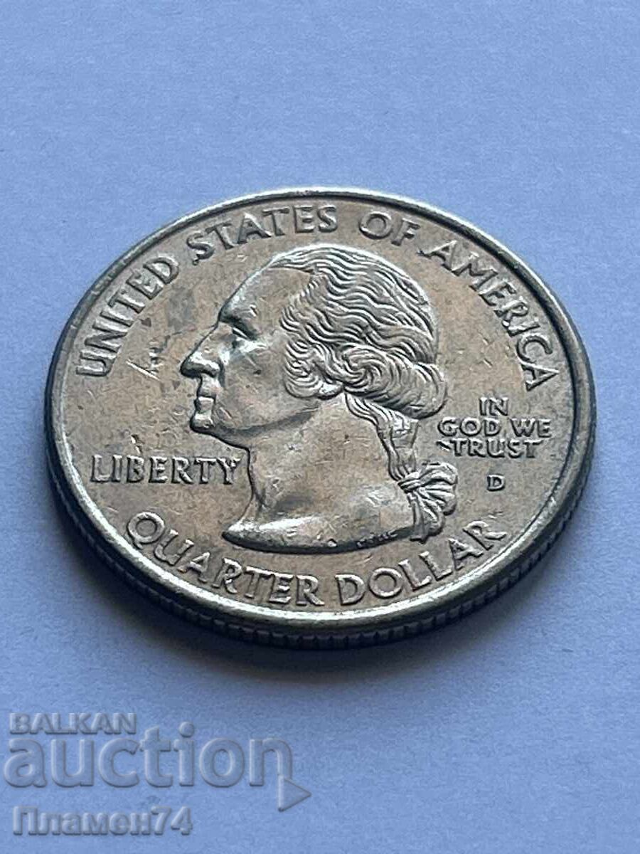 1/4 δολάριο 2000 ΗΠΑ Νότια Καρολίνα D 1/4 δολάριο 2000 ΗΠΑ Νότια Καρολίνα D